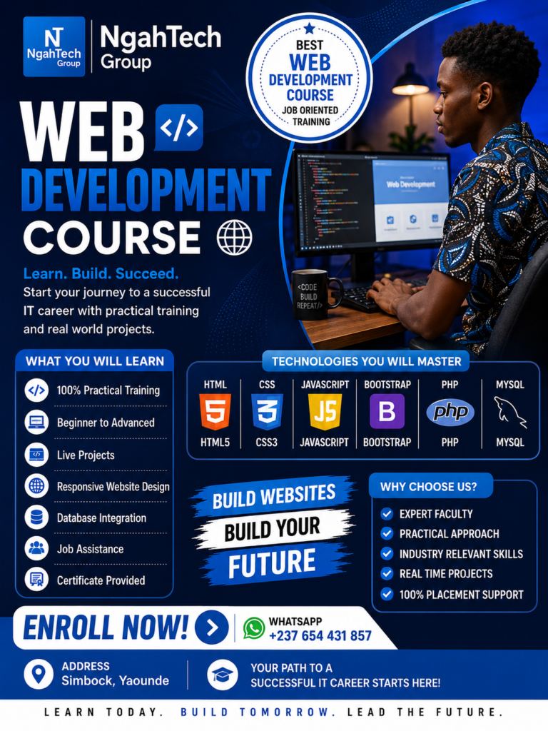 Internship training at Ngahtech group